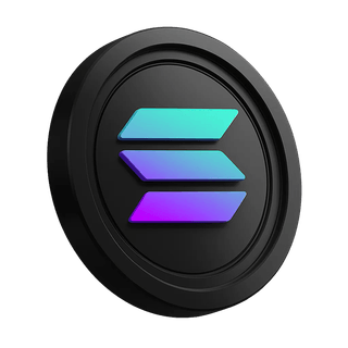 Grafica del token SOL di Solana visibile nella sezione per la registrazione al trading