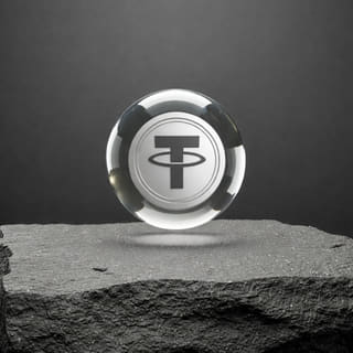 Visualizzazione di diversi asset crypto insieme allo stablecoin Tether USDT